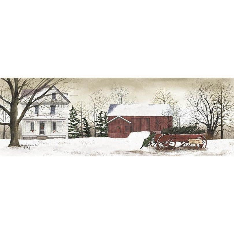 Penny Lane Publishing Christmas Trees For Sale By Billy Jacobs Art Print - 8 X 24