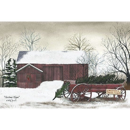 Christmas Wagon By Billy Jacobs Art Print - 12 X 18-Penny Lane Publishing-The Village Merchant