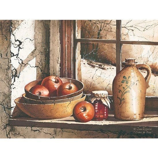 Cider And Jam By John Rossini Art Print - 12 X 16-Penny Lane Publishing-The Village Merchant