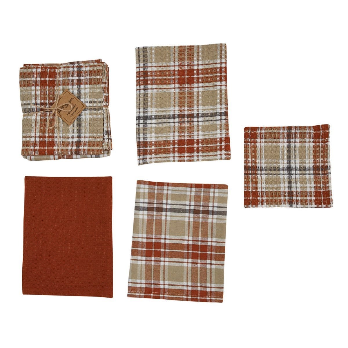 Cinnabar Dishtowel &amp; Dishcloth Set-Park Designs-The Village Merchant