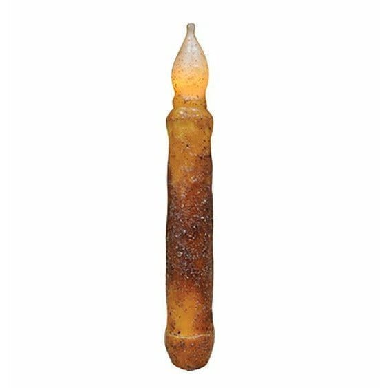 Cinnamon LED Battery Candle Light Taper-Craft Wholesalers-The Village Merchant