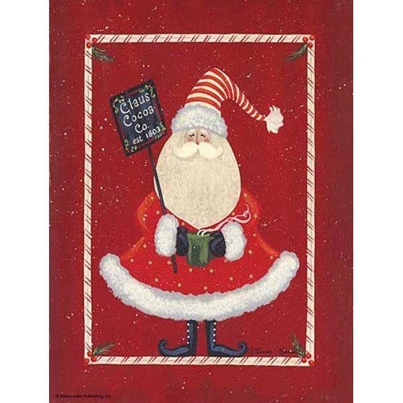 Penny Lane Publishing Claus Cocoa Co By Becca Barton Art Print - 12 X 16