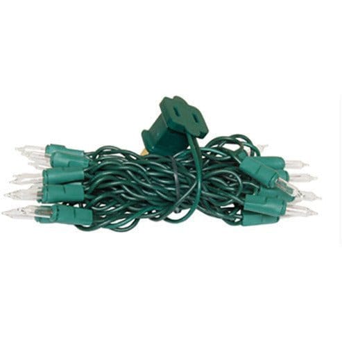 Clear Bulbs - Brown Cord 20 Count Set Light String / Set - Miniature Bulbs-Wholesale Home Decor-The Village Merchant