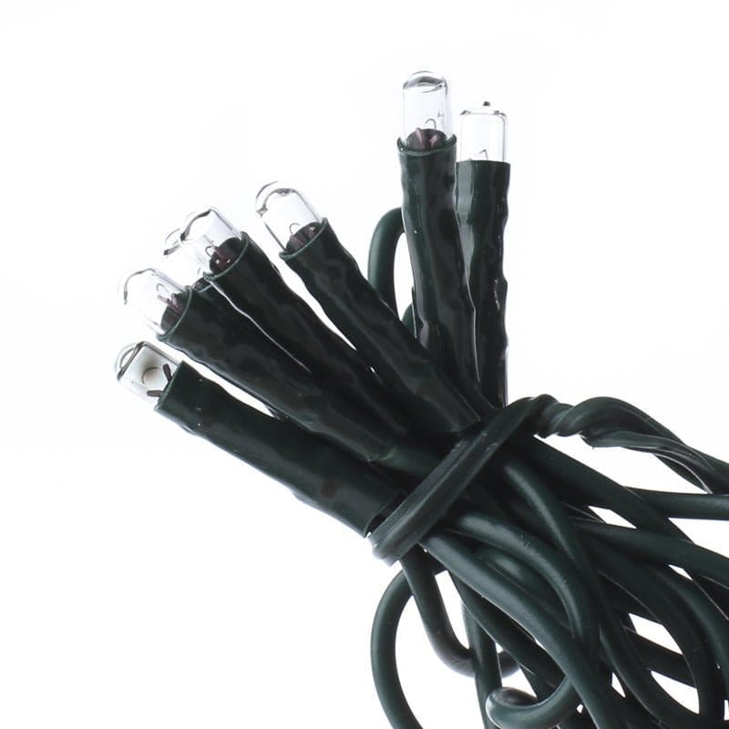 Clear Bulbs - Green Cord 20 Count Set Light String / Set - Teeny Rice Bulbs-Wholesale Home Decor-The Village Merchant