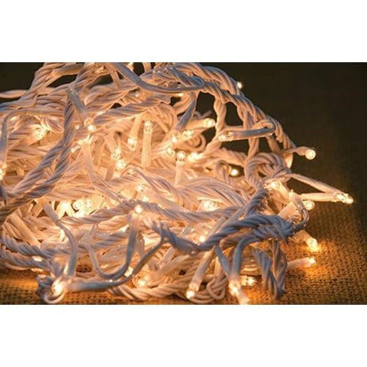 Clear Bulbs - White Cord 140 Count Set - Multi Function Twinkle Light String / Set - Teeny Rice Bulbs-Craft Wholesalers-The Village Merchant