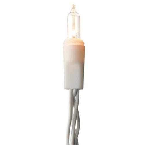 Clear Bulbs - White Cord 20 Count Set Light String / Set - Miniature Bulbs-Craft Wholesalers-The Village Merchant