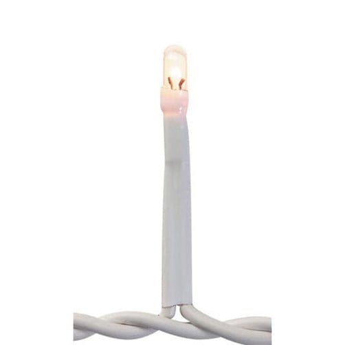 Clear Bulbs - White Cord 20 Count Set Light String / Set - Teeny Rice Bulbs-Craft Wholesalers-The Village Merchant