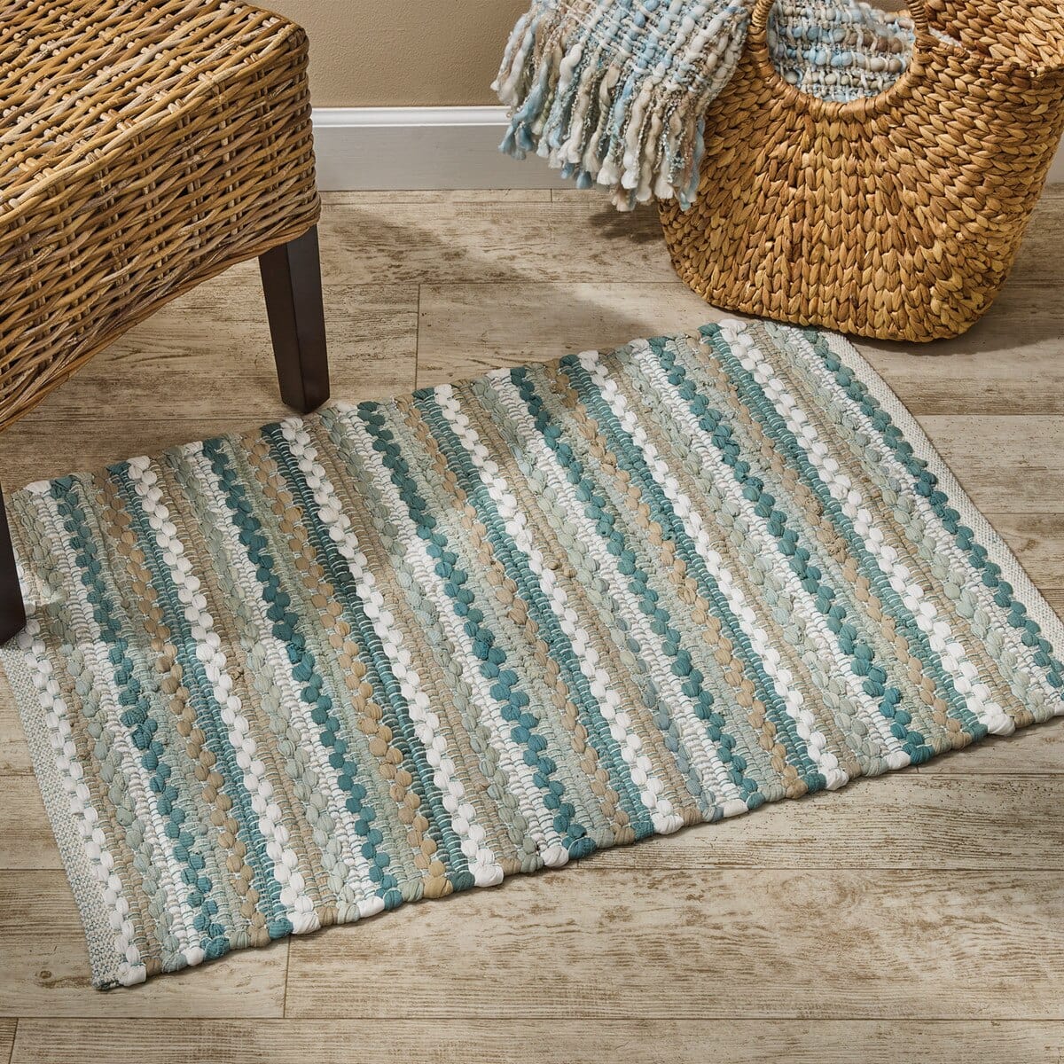 Coastal Chindi Rug 24" x 36" Rectangle