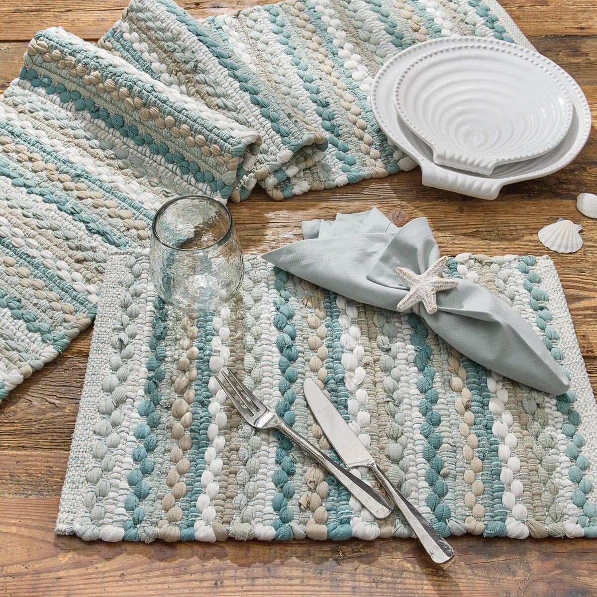 Coastal Chindi Table Runner 72" Long