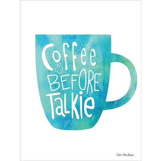 Penny Lane Publishing Coffee Before Talkie By Seven Trees Art Print - 12 X 16