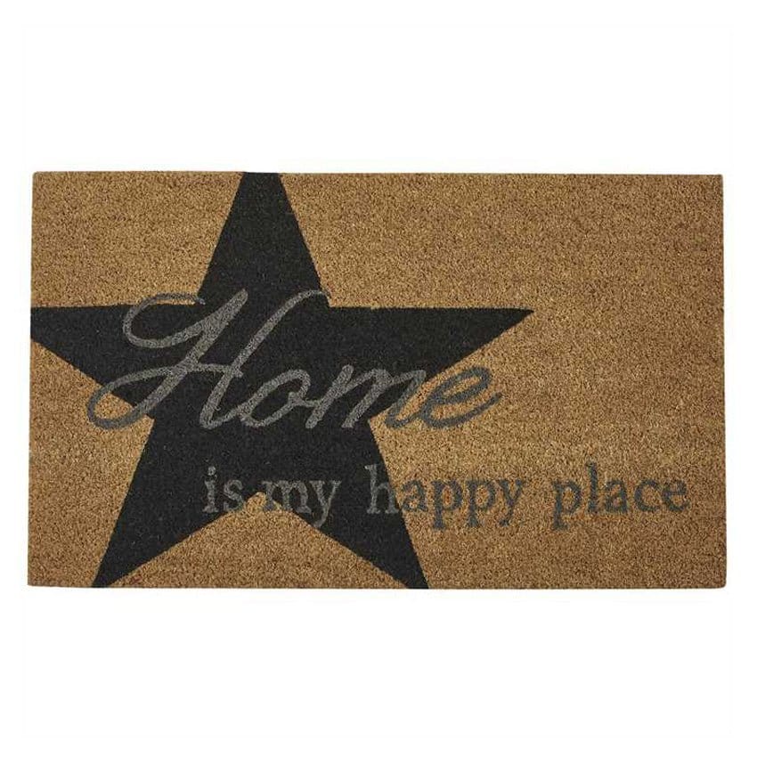 Coir Home Is My Happy Place Doormat-Park Designs-The Village Merchant