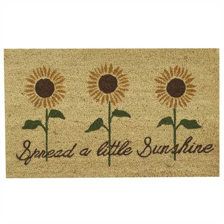 Coir Spread a Little Sunshine Doormat-Park Designs-The Village Merchant