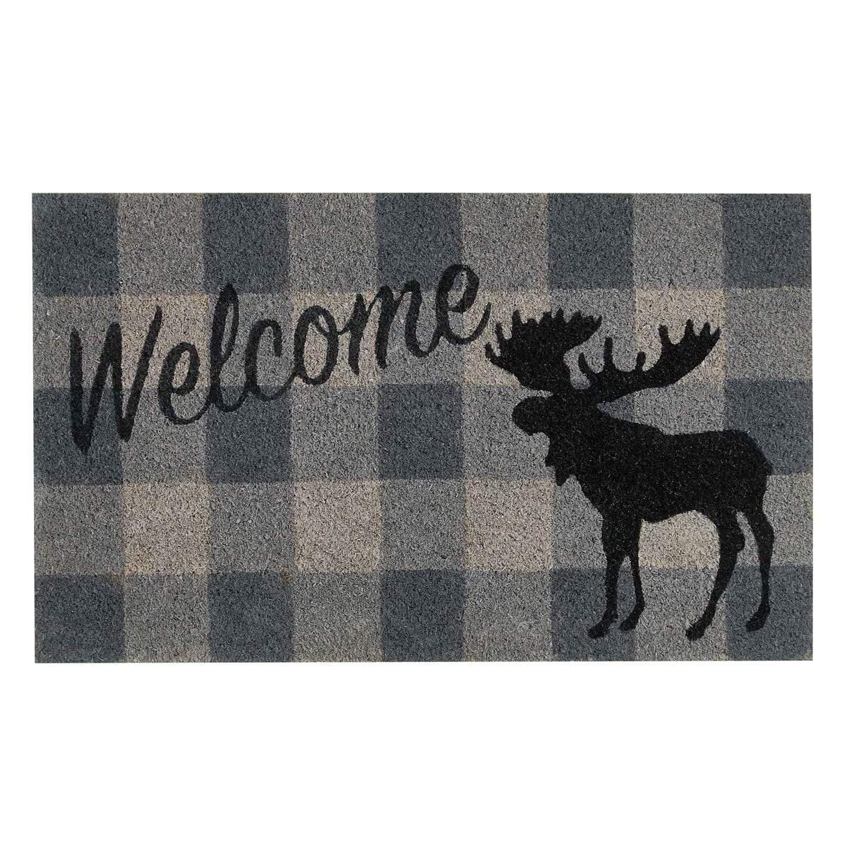 Coir Welcome Moose Doormat-Park Designs-The Village Merchant