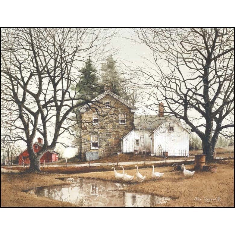 Penny Lane Publishing Cold Swim By John Rossini Art Print - 18 X 24