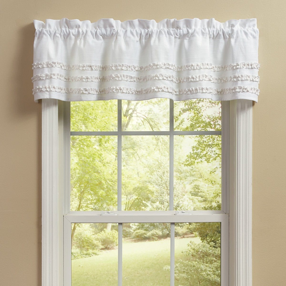 Colette Ruffled Valance Unlined-Park Designs-The Village Merchant