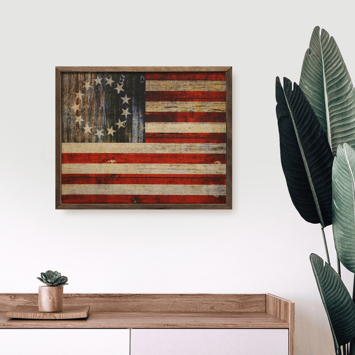 Colony Flag Printed and Framed Wall Sign