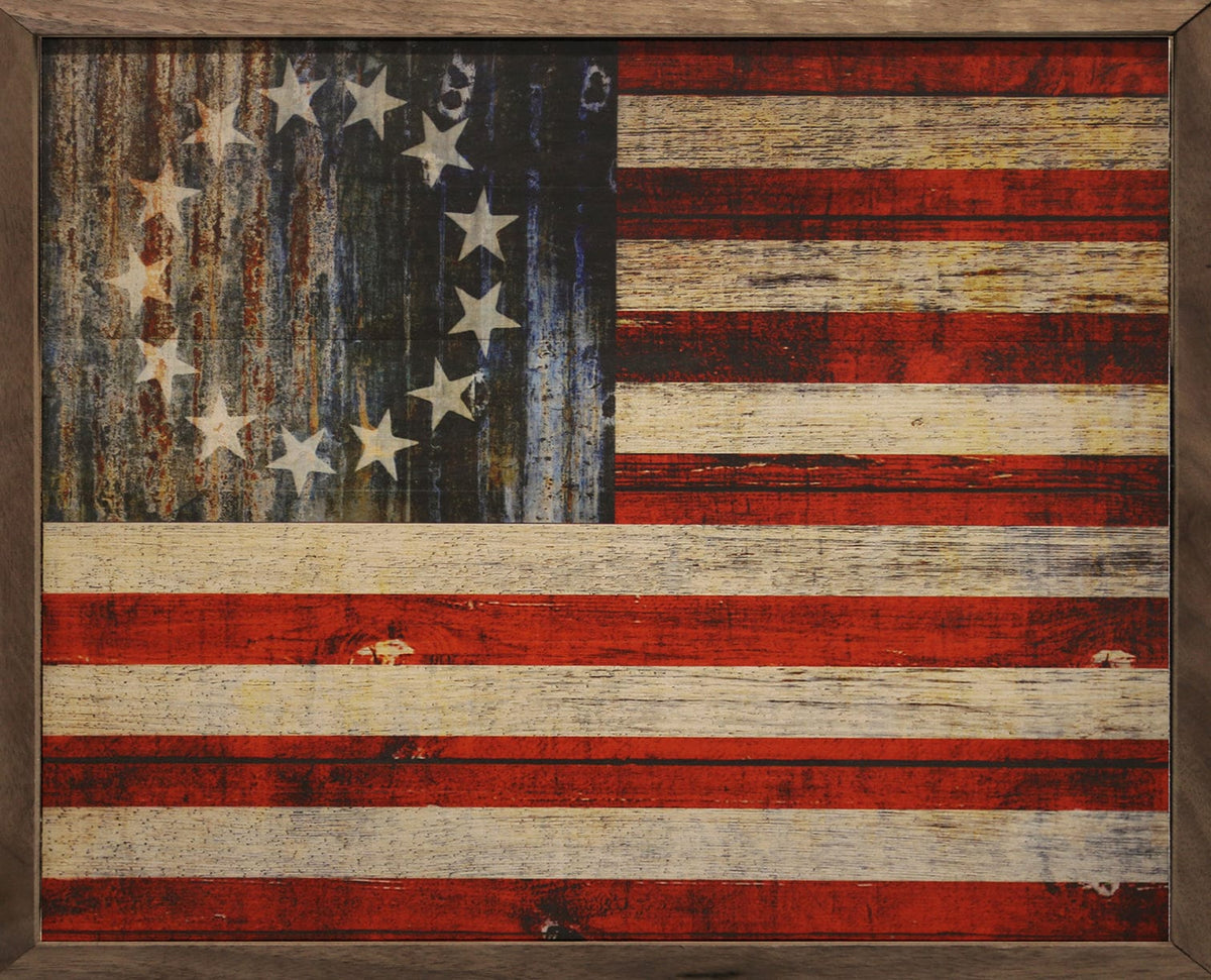 Colony Flag Printed and Framed Wall Sign