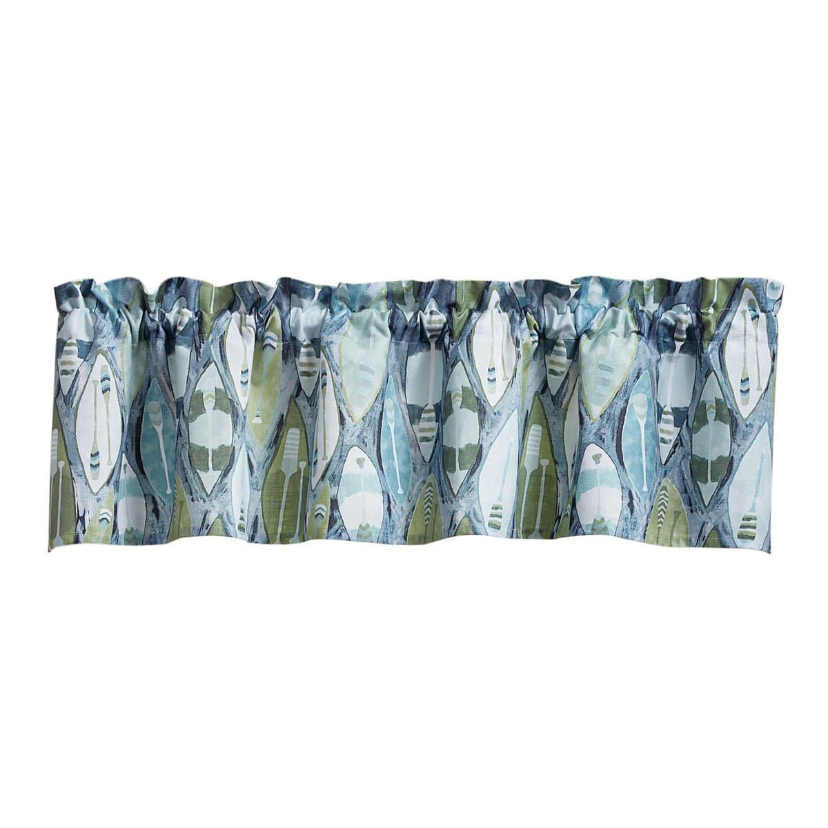 Colorful Canoes Printed Valance Unlined-Park Designs-The Village Merchant