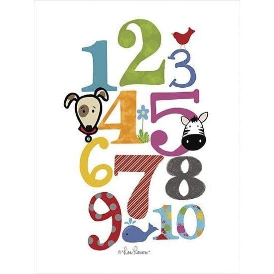 Colorful Numbers By Lisa Larson Art Print - 12 X 16-Penny Lane Publishing-The Village Merchant