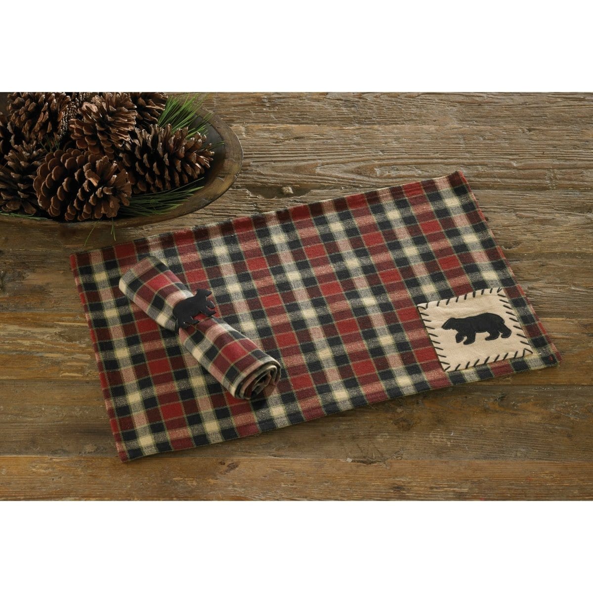 Concord Black Bear Placemat-Park Designs-The Village Merchant