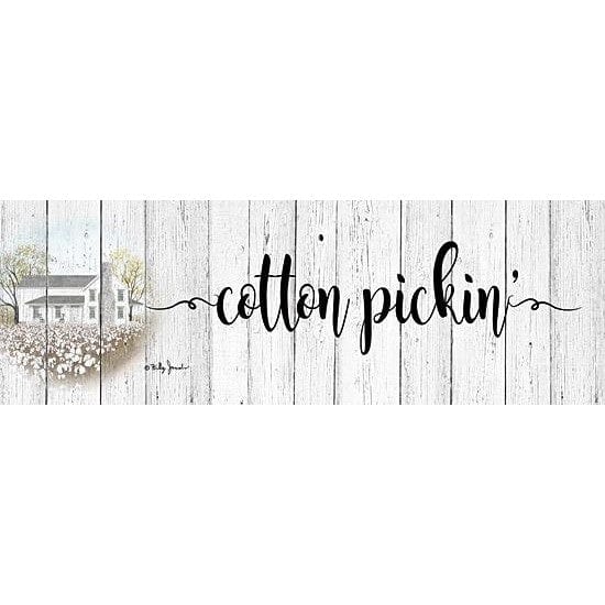 Penny Lane Publishing Cotton Pickin' By Billy Jacobs Art Print - 6 X 18