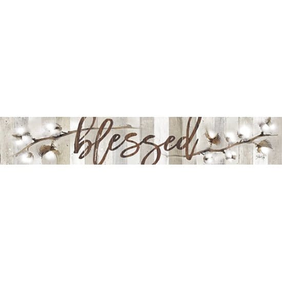 Penny Lane Publishing Cotton Stems ~ Blessed By Marla Rae Art Print - 6 X 36