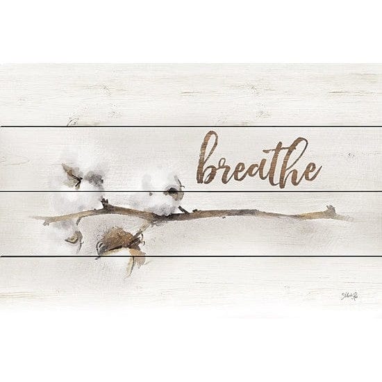 Penny Lane Publishing Cotton Stems - Breathe By Marla Rae Art Print - 12 X 18