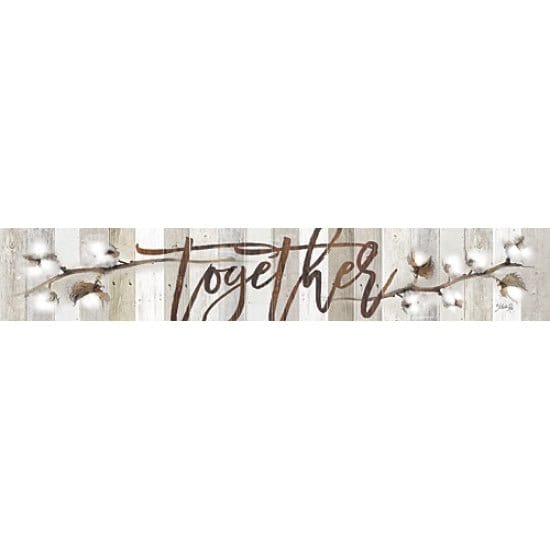 Penny Lane Publishing Cotton Stems ~ Together By Marla Rae Art Print - 6 X 36