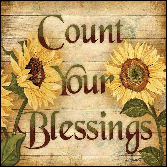 Count Your Blessings By Ed Wargo Art Print - 18 X 18-Penny Lane Publishing-The Village Merchant