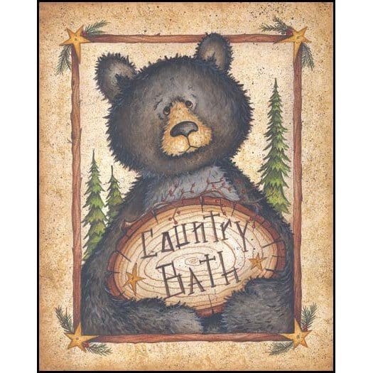 Country Bath By Mary Ann June Art Print - 8 X 10-Penny Lane Publishing-The Village Merchant
