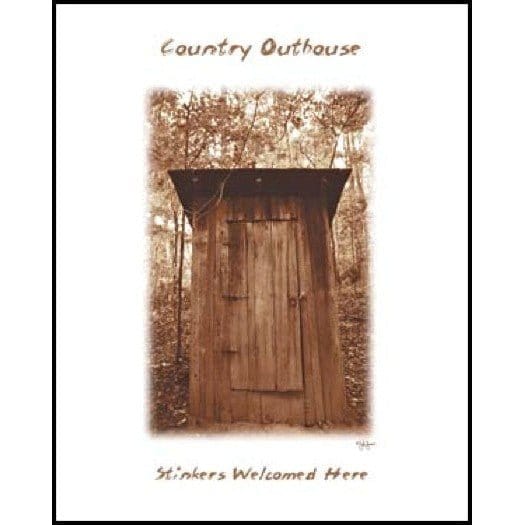 Country Outhouse By John Jones Art Print - 8 X 10-Penny Lane Publishing-The Village Merchant