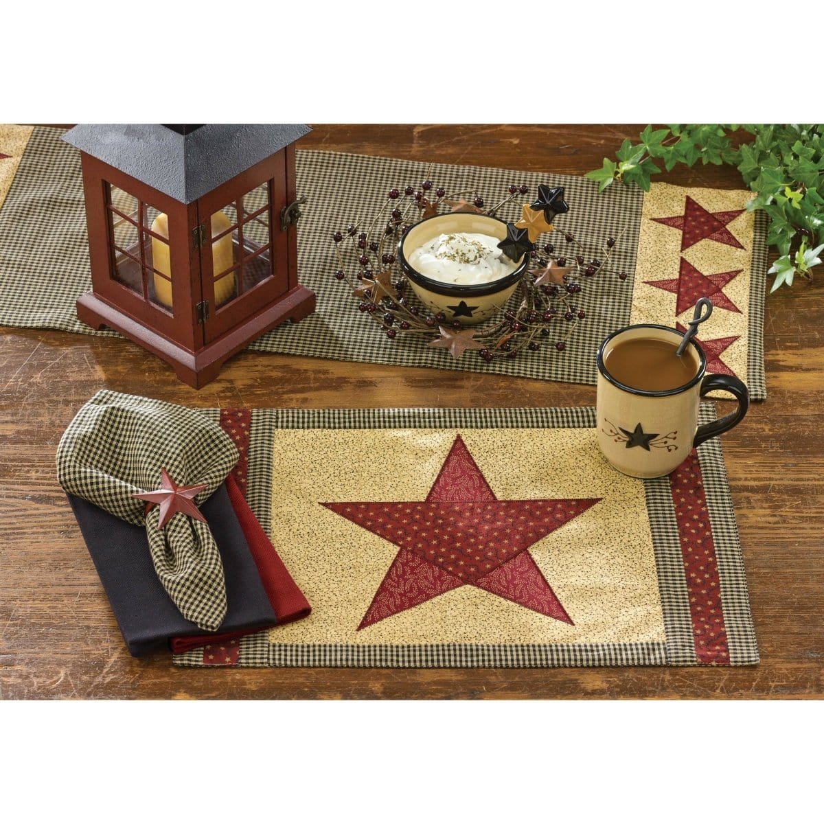 Park Designs Country Star Table Runner 36" Long