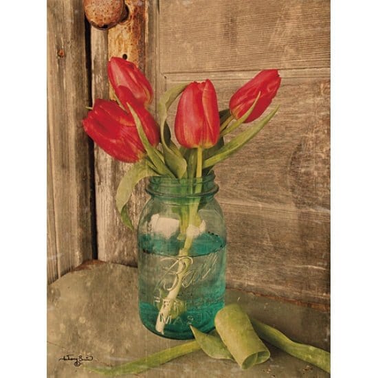 Penny Lane Publishing Country Tulips By Anthony Smith Art Print - 12 X 16
