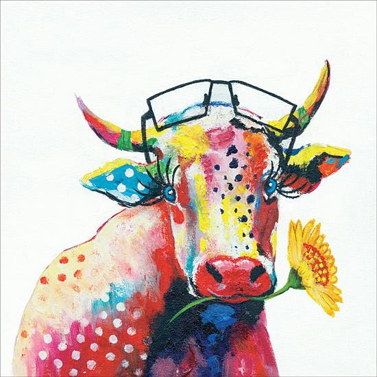 Penny Lane Publishing Cow By JG Studios Art Print - 12 X 12