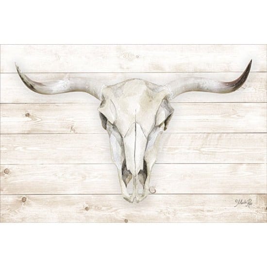 Penny Lane Publishing Cow Skull By Marla Rae Art Print - 12 X 18