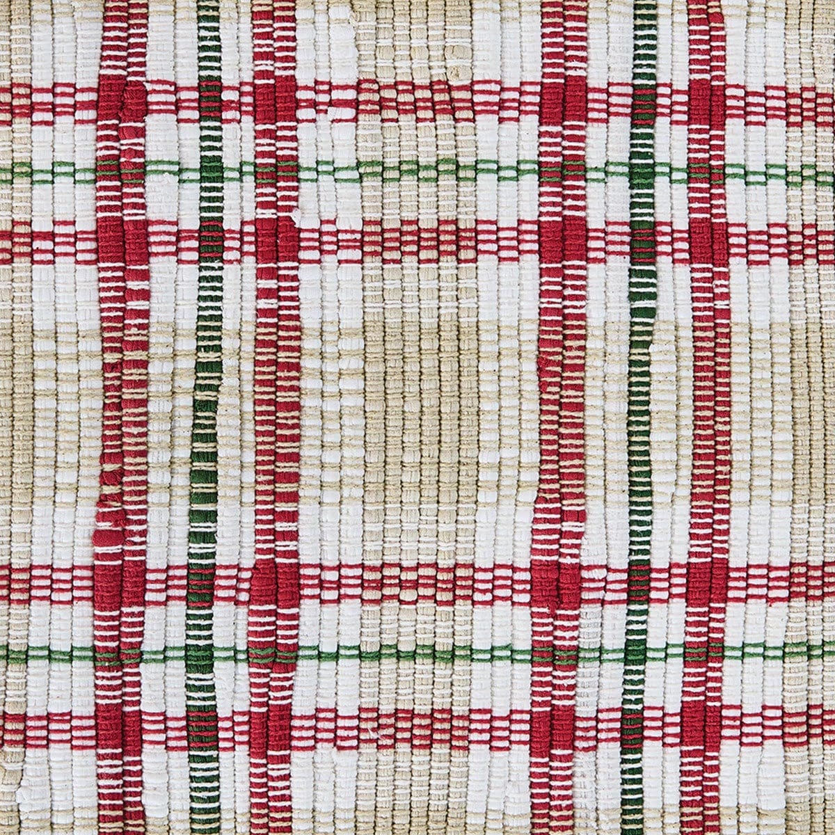 Cozy Christmas Chindi Table Runner 36" Long