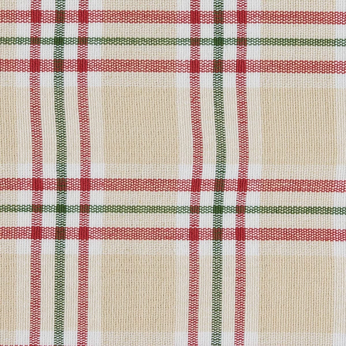 Cozy Christmas Plaid Table Runner 54'' Long