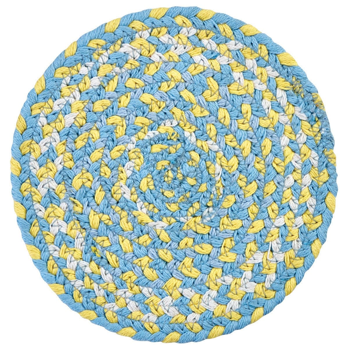 Cozy Cottage Braided Trivet 8" Diameter Round-Park Designs-The Village Merchant