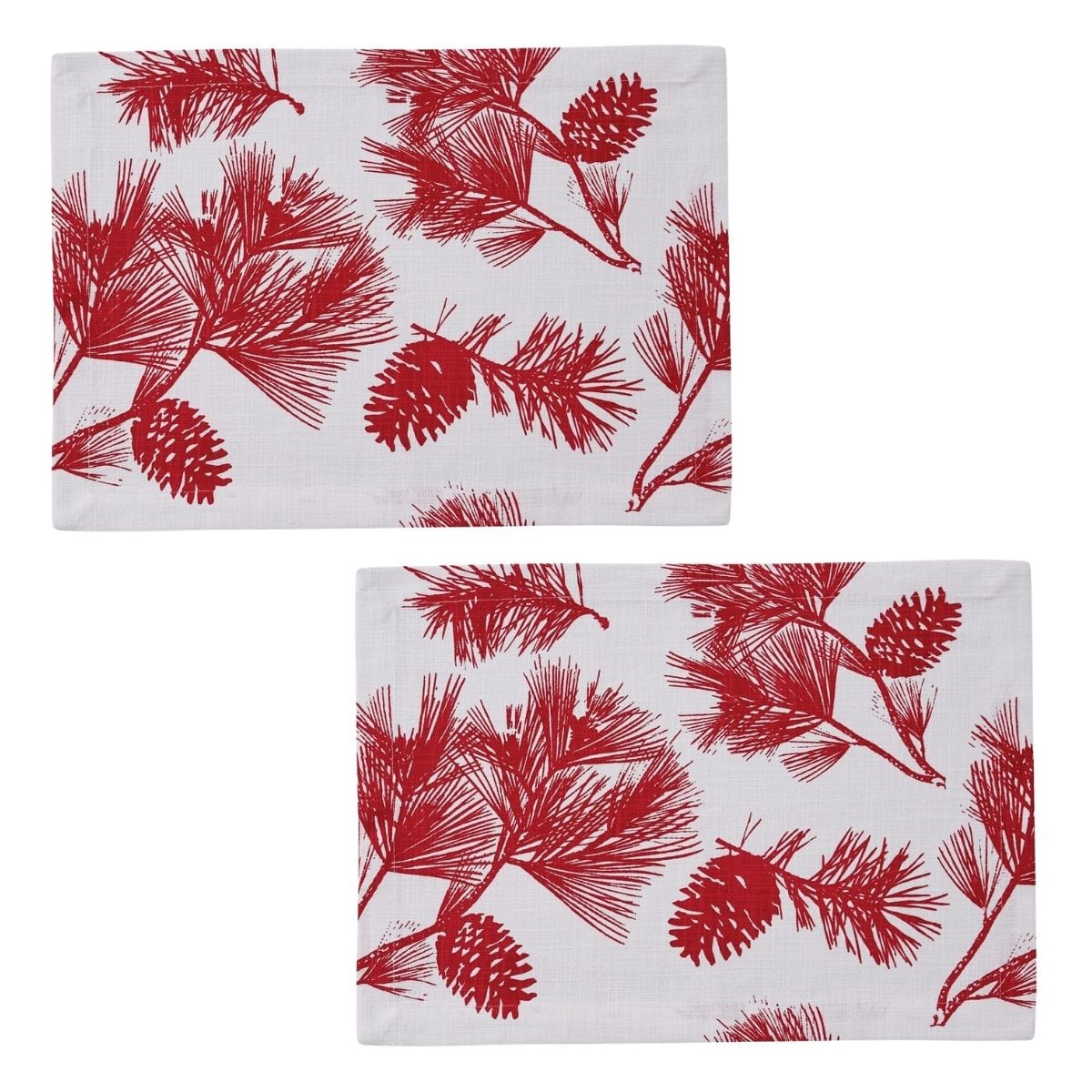 Cranberry Pinecone Patricia Heaton Home Placemat Set of 2