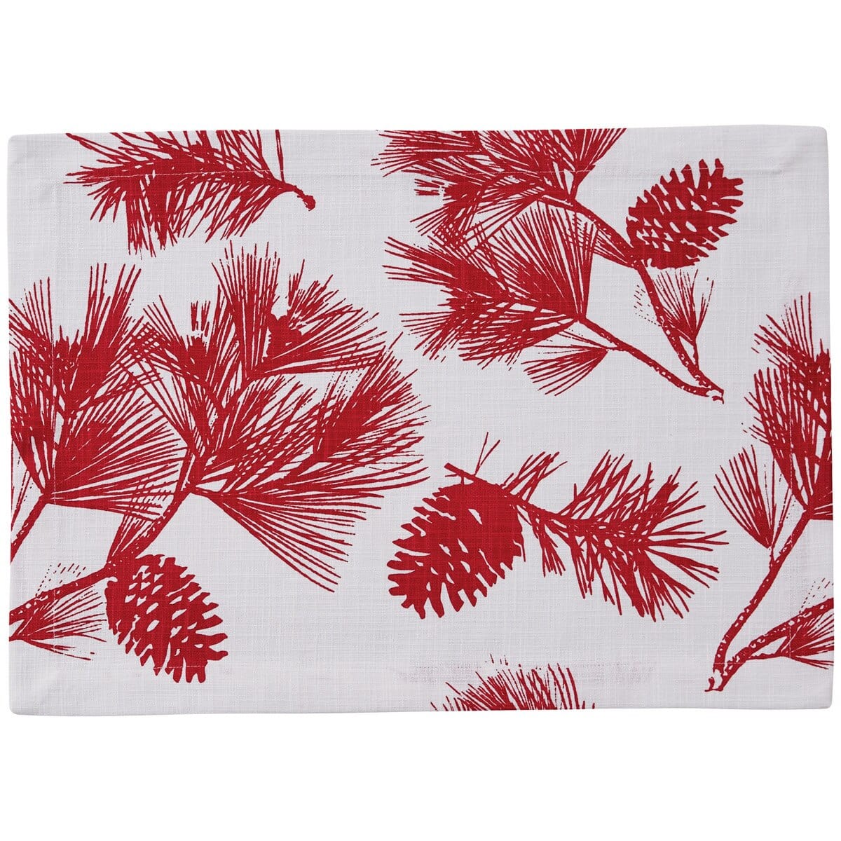 Cranberry Pinecone Patricia Heaton Home Placemat Set of 2