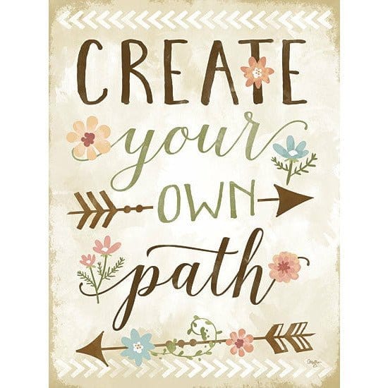 Penny Lane Publishing Create Your Own Path By Mollie B Right Art Print - 12 X 16