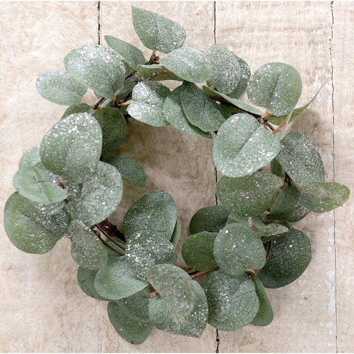 Crisp Air Eucalyptus Candle Ring / Wreath 3.5&quot; Inner Diameter-Craft Wholesalers-The Village Merchant