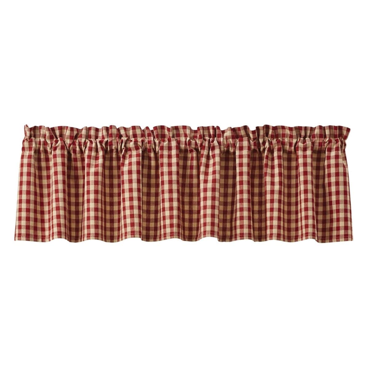 Crochet Gingham Valance Lined-Park Designs-The Village Merchant