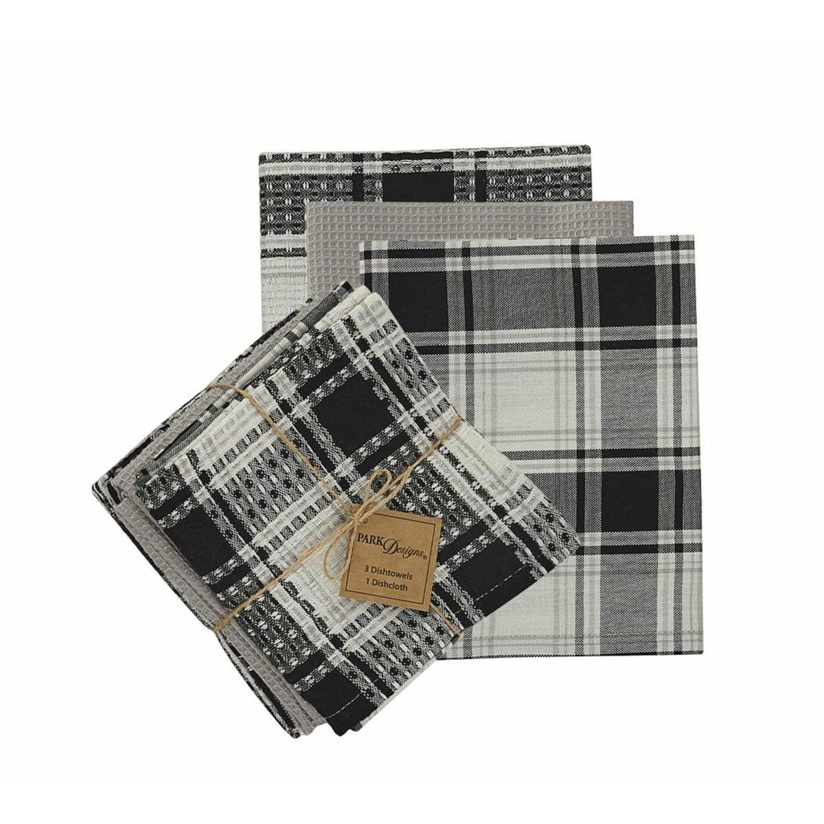 Crossroads Dishtowel & Dishcloth Set 3 DT, 1 DC-Park Designs-The Village Merchant