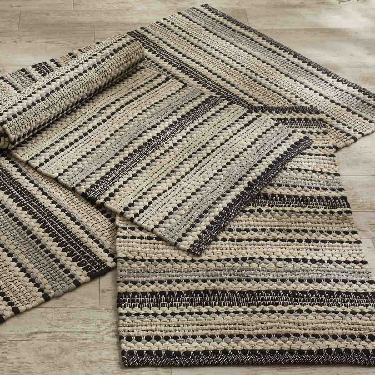 Crossroads rag Rug Runner 24&quot; x 72&quot; Rectangle-Park Designs-The Village Merchant