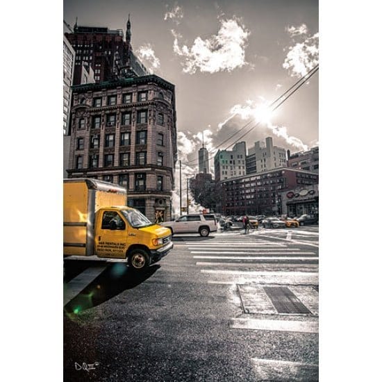 Penny Lane Publishing Crosswalks Of Manhattan I By Donnie Quillen Art Print - 12 X 18