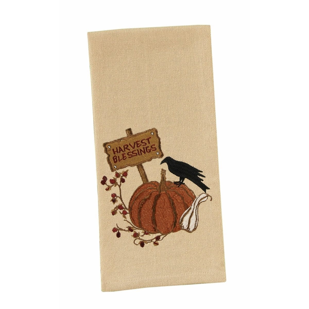 CROW PUMPKIN Decorative Towel-Park Designs-The Village Merchant