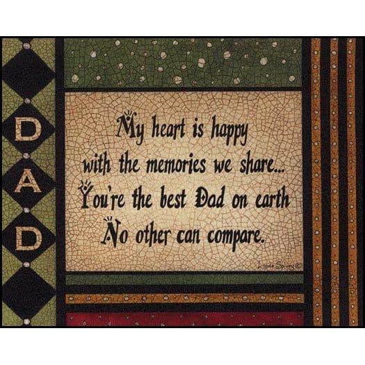 Dad By Linda Spivey Art Print - 8 X 10-Penny Lane Publishing-The Village Merchant