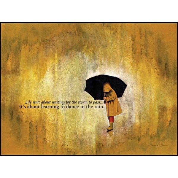 Penny Lane Publishing Dance In The Rain By Kendra Runnels (Baird) Art Print - 12 X 16