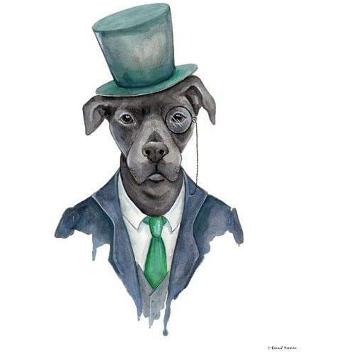 Dapper Dog By Rachel Nieman Art Print - 12 X 16-Penny Lane Publishing-The Village Merchant